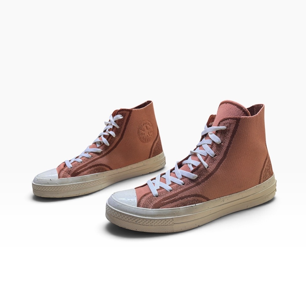 Converse Chuck Taylor All Star Crater Knit High Top Terra Red Mens 9 170367C